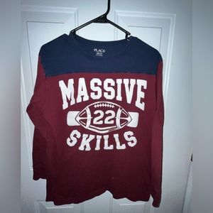 VGUC Children’s Place Boy’s “Massive Skills” Long-sleeved Top - Sz XXL/16